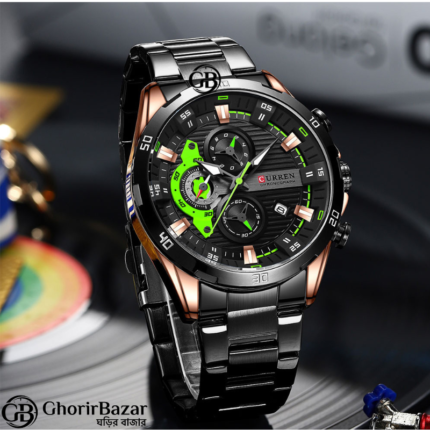 Curren 8402 Rose Gold Black