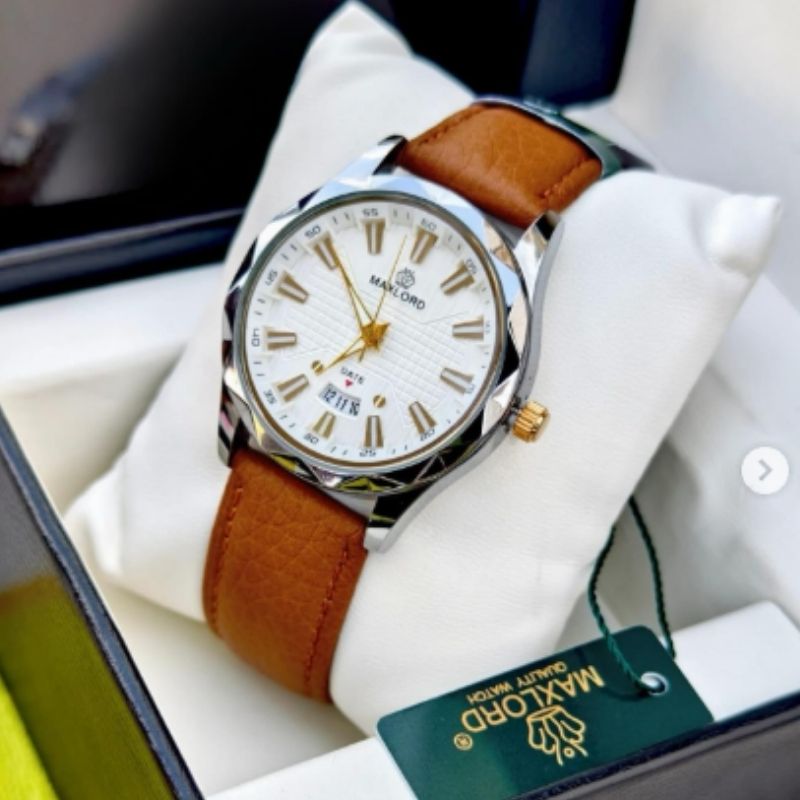 Maxlord Leather Premium Watch (Brown) Maxlord Leather Premium Watch