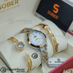 SOBER Luxury Ladies Watch Gold Silver