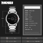 SKMEI 1260 Japan Mov’t Quartz (Silver+Black)