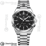Poedagar 896 Fashion Brand Men's Watch (Silver+Black)