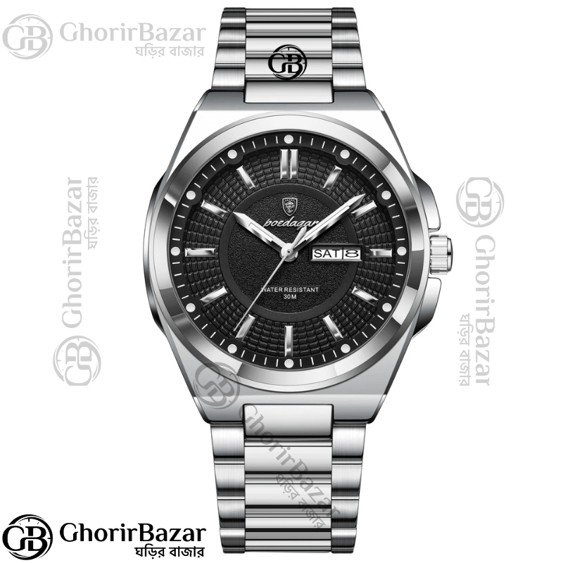 Poedagar 896 Fashion Brand Men's Watch (Silver+Black) Poedagar 896 Fashion Brand Men's Watch (Silver+Black)