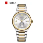 CURREN 8471 Men's Stainless Steel Watch (Silver Gold)