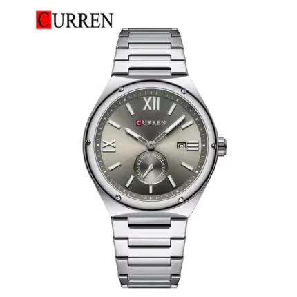 CURREN 8471 Men's Stainless Steel Watch (Silver+Gray)