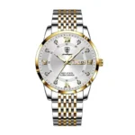 Poedagar 836 Quartz Wrist Watches For Mens(Silver+Gold+White)