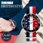SKMEI 9133 Nylon Straps Casual Quartz Movement Watch