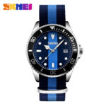 SKMEI 9133 Nylon Straps Casual Quartz Movement Watch (Blue)