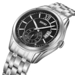 SKMEI 9319 Quartz Luminous Luxury Stainless Steel Classic Men’s Wrist Watches (Silver+Black)