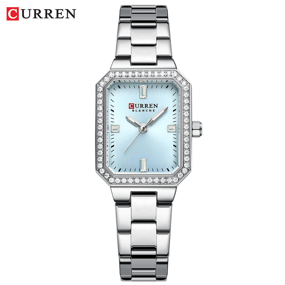 Curren 9102 Women’s Stainless Steel Watch (Silver+Blue) Curren 9102 Women’s Stainless Steel Watch (Silver+Blue)