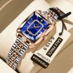 Poedagar 785 Ladies Watch Stainless Steel (Silver+Rose+Blue)