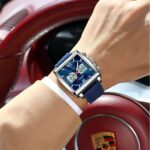 Poedagar E109 Waterproof Luminous Multifunctional Alarm Silicone Strap for Men (Black) - Image 2