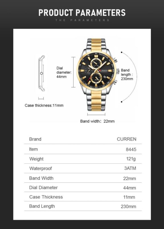 Curren 8445 Luxury Brand Watch for Men (Features).jpeg
