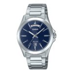 Casio MTP-1370D-2A2VDF Enticer Quartz Mens Watch (Silver+Blue)
