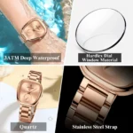 Poedagar 783 Waterproof Luxury Female Watch (Features)